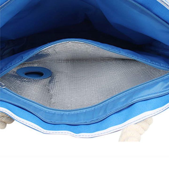 Große Strandtasche, Einkaufstasche, wasserdicht, großer Pool, mit Weinbehälter