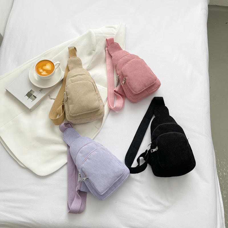 Schultertasche für Damen, lässiger kleiner Umhängerucksack aus Segeltuch