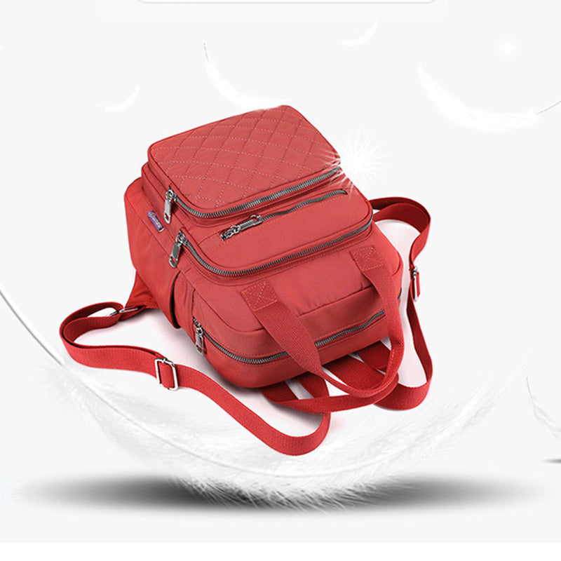 Gesteppter Rucksack, stilvolle Umhängetasche für Damen, Reise- und Freizeitgeldbörsen