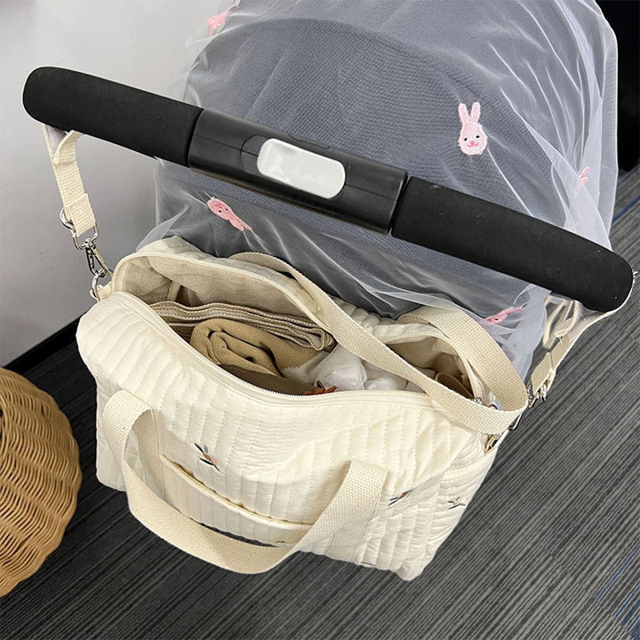 Wickeltasche Tote Weiche Baumwolle Mama Schultertasche Handtasche Baby