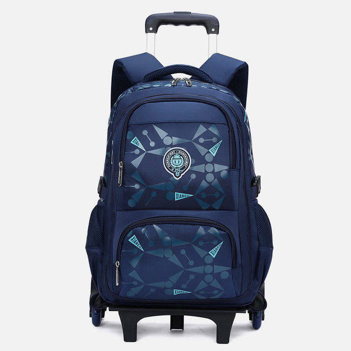Rolling Wheels Rucksack Multifunktionale Reise-Büchertasche für Teenager Studenten