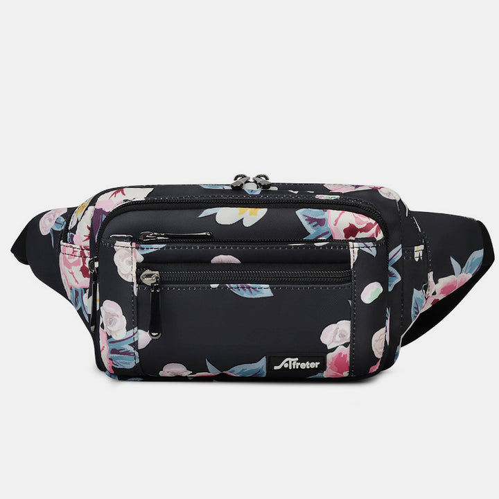 Hüfttasche für Damen und Herren, Brusttasche mit mehreren Taschen, Umhängetasche
