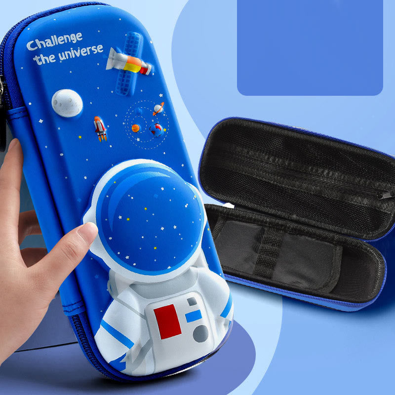 Federmäppchen für Kinder, Astronautenmuster, süßes Schulmäppchen