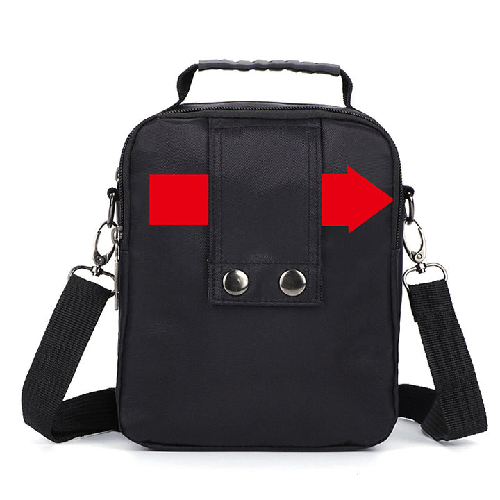Nylon-Geldbörse mit mehreren Taschen, lässige Umhängetasche, Schultertasche, Reise-Brusttasche