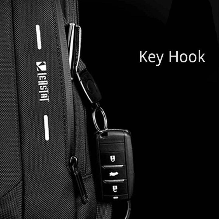 Diebstahlsichere, wasserdichte Brusttasche mit USB-Ladeanschluss