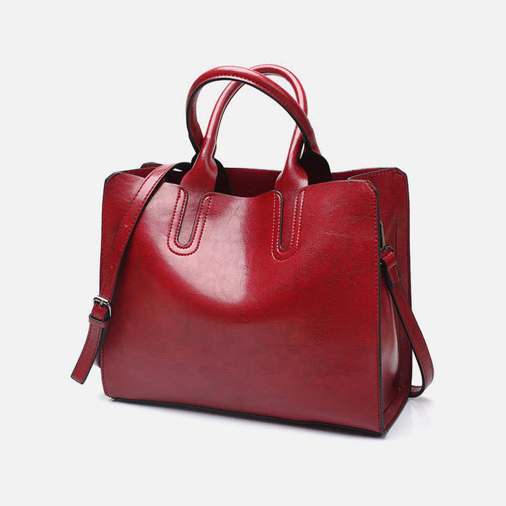 Business-Tragetasche für Damen, Arbeitstasche, lässige Lederhandtasche
