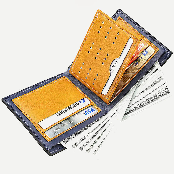 Slimfold-Geldbörse für Herren mit extra großer Kapazität, Passhülle, langlebigen Geldbörsen, Kartenhalter