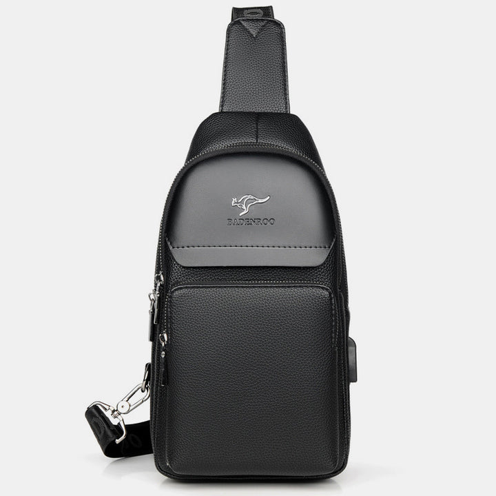 Mehrzweck-Schultertasche, wasserdichter, weicher Umhängerucksack mit USB-Ladeanschluss