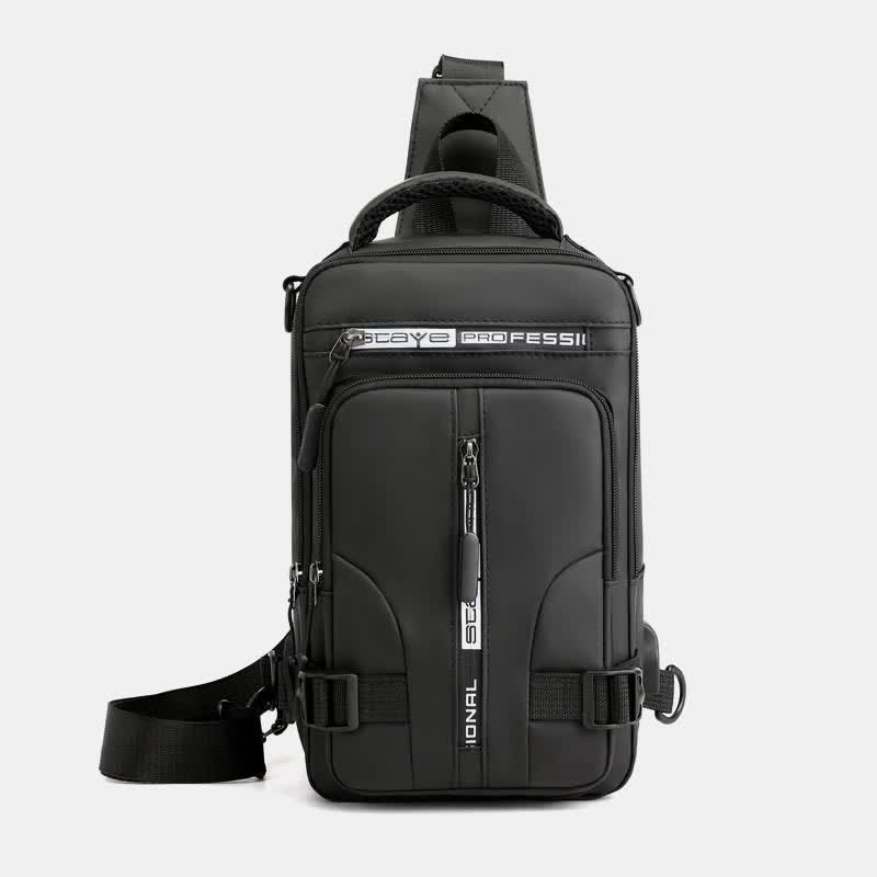 Sling-Brusttasche für Herren, lässiger Tagesrucksack mit Umhängegurt