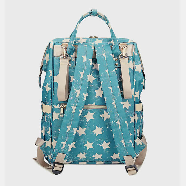 Wickeltasche Rucksack Multifunktions Wasserdicht Stilvoller Babyrucksack Mamatasche