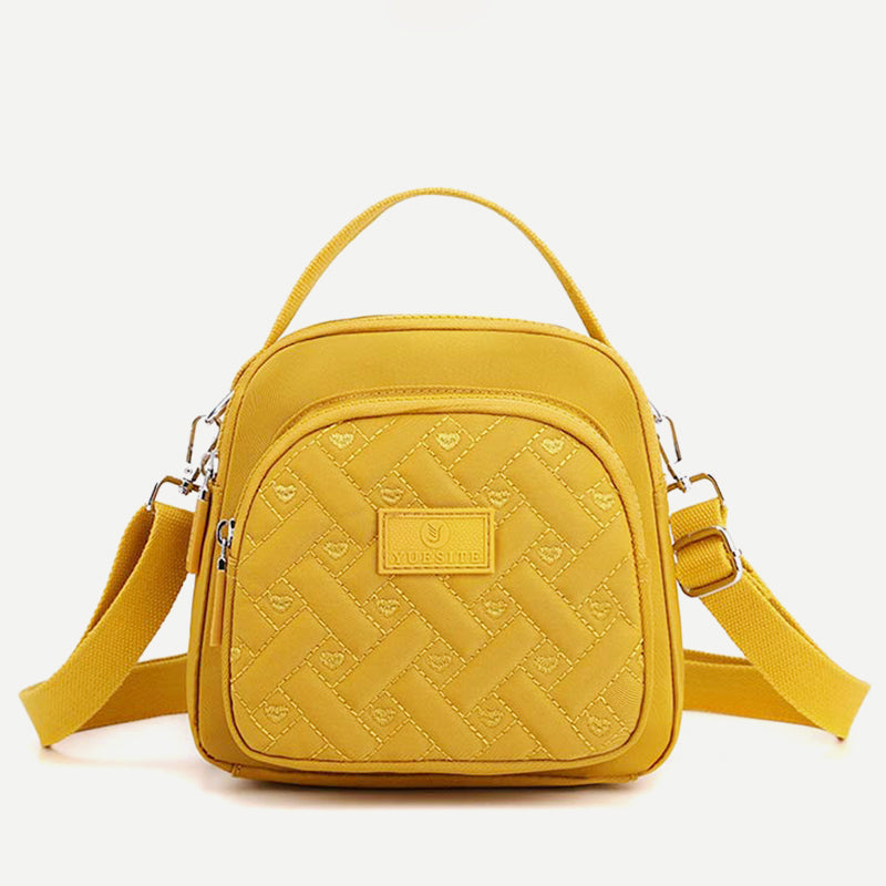 Funktionelle Damen-Geldbörse, leichter, geräumiger Umhängetasche aus Nylon, Mini-Rucksack