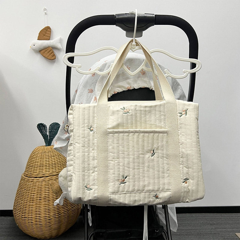 Wickeltasche Tote Weiche Baumwolle Mama Schultertasche Handtasche Baby