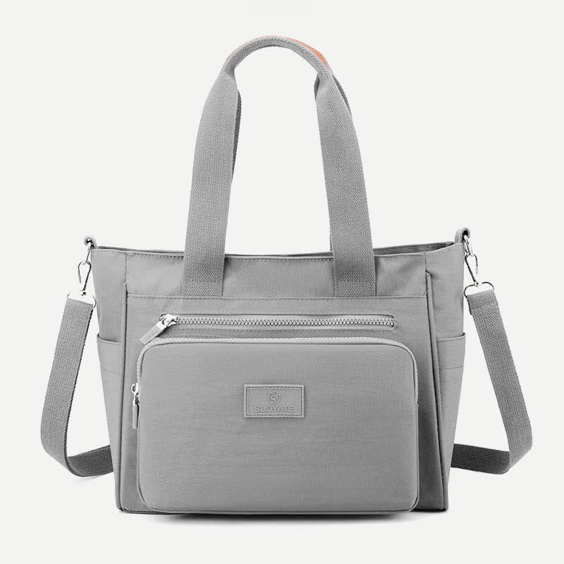 Damen Leichte Handtasche Große Wasserdichte Nylon Umhängetasche Schultertasche Geldbörsen