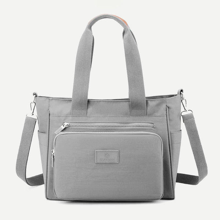 Damen Leichte Handtasche Große Wasserdichte Nylon Umhängetasche Schultertasche Geldbörsen
