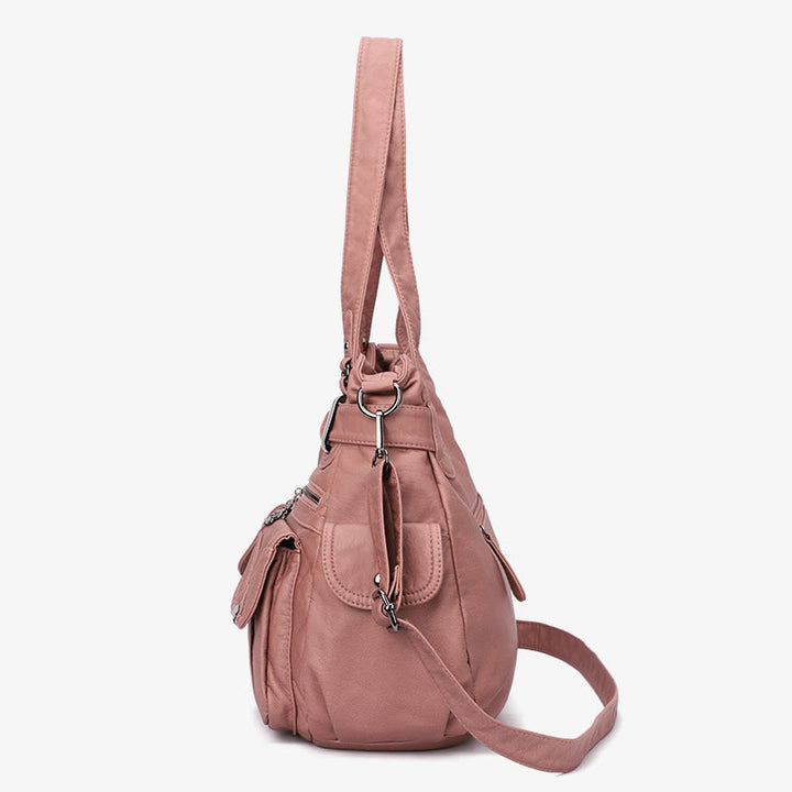 Tragetasche für Damen, für den täglichen Ausflug, mehrere Taschen, eine farbige Tasche