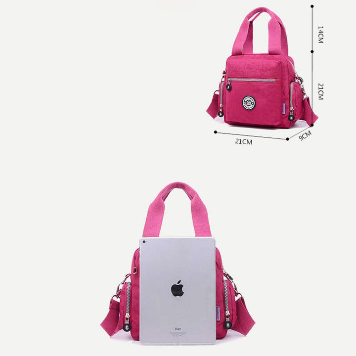 Damen Handtasche Crossbody Schwerelosigkeit Große Kapazität Casual Nylon Schultertasche