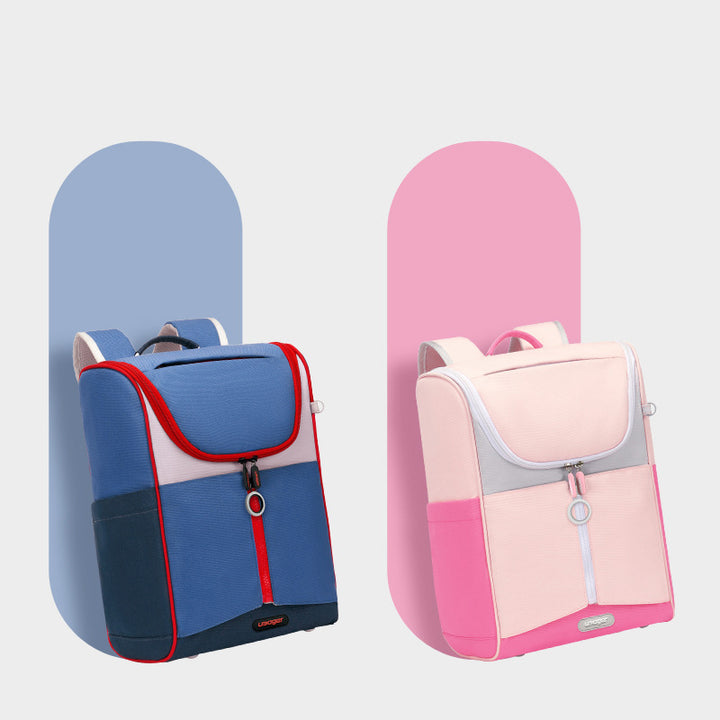 Leichter Kinderrucksack für Mädchen und Jungen, klassischer Schulrucksack