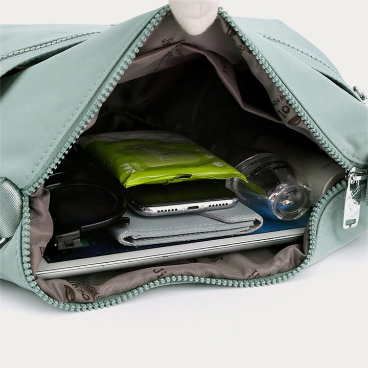 Solide Umhängetasche für die Schule, Reisen, einfache Nylontasche, Geldbörse