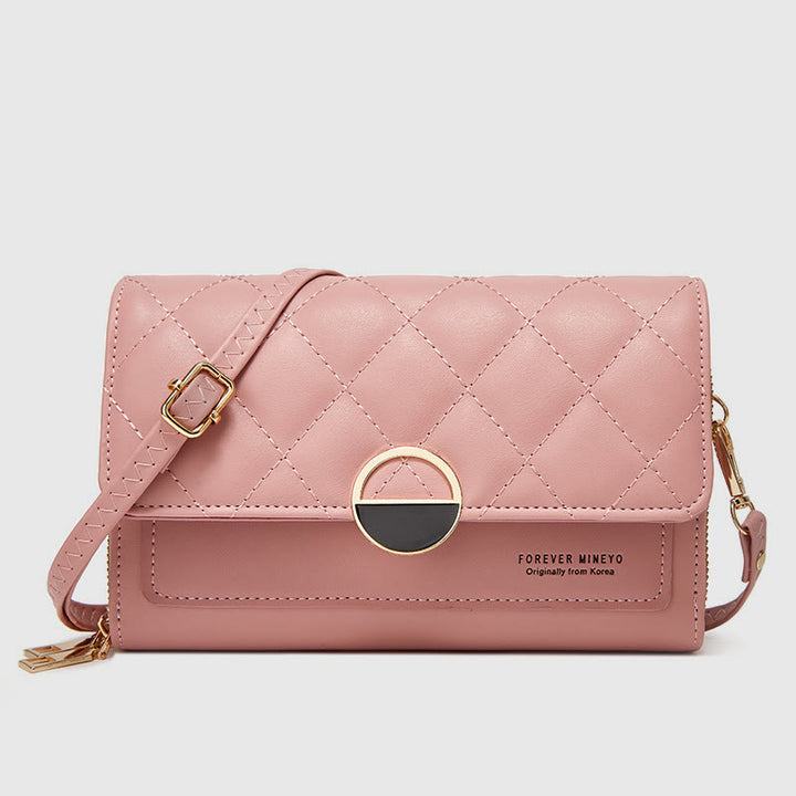 Handytasche für Damen, minimalistisch, horizontal, zum Einkaufen, Geldbörse
