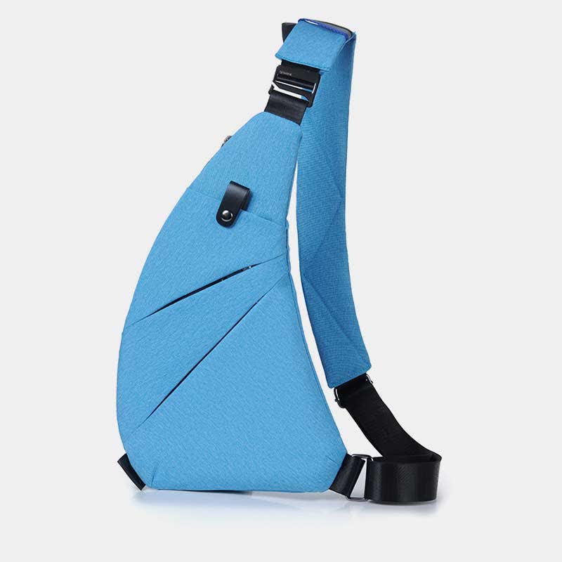 Leichte, langlebige Sling-Brusttasche, wasserdicht, kratzfest, Tagesrucksack, lässige Herren-Geldbörsen