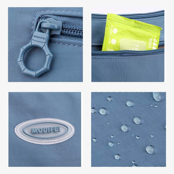 Umhängetasche für Damen, einfache, multifunktionale Einkaufs-Schultertasche aus Nylon