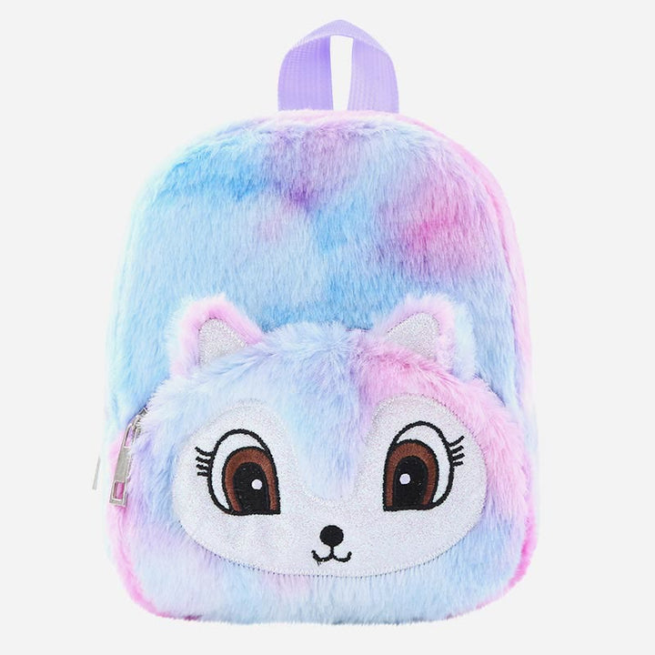 Rucksack für Frauen Einhorn pelzigen niedlichen Cartoon Kleinkinder Kinder Schultasche