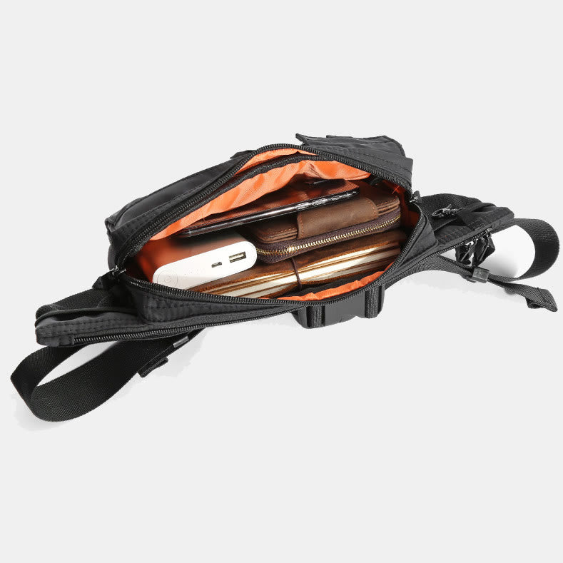 Gürteltasche für Herren, einfarbig, Oxford-Umhängetasche
