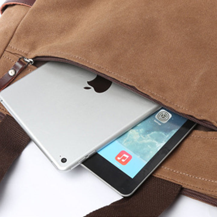 Lässige Umhängetasche mit mehreren Taschen