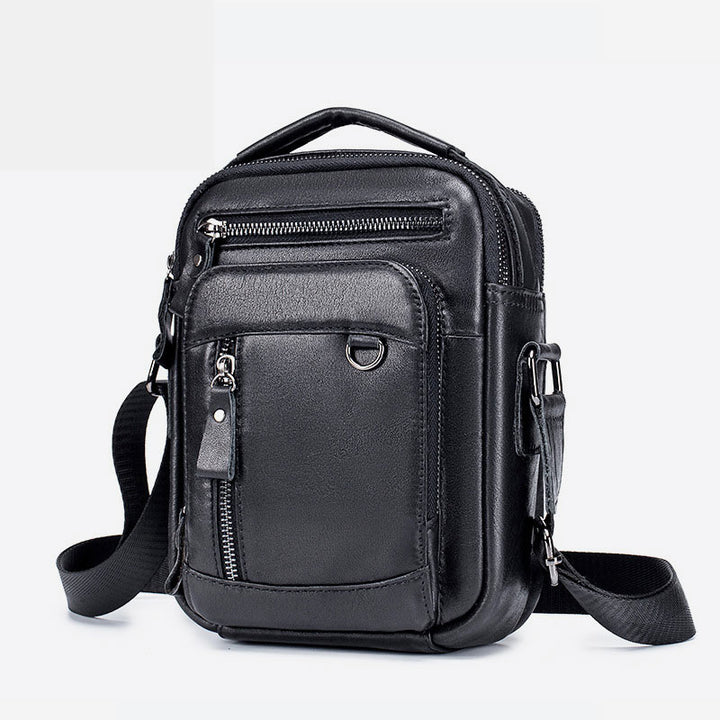 Hochwertige Retro-Business-Umhängetasche mit mehreren Taschen