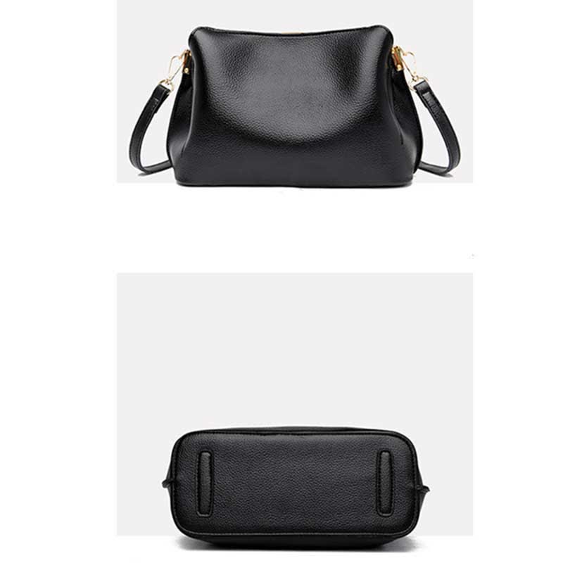 Kleine Umhängetasche aus Leder, Handtaschen, Geldbörsen, dreifache Crossover-Schultertasche