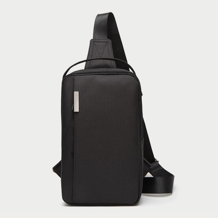 Outdoor-Schultertasche für Männer, lässiger Tagesrucksack mit zwei Haupttaschen