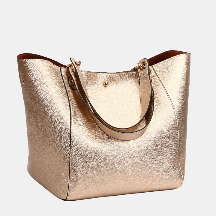 Klassische Tragetasche für Damen, einfarbig, Set mit Pendlertaschen für Büro und die Arbeit