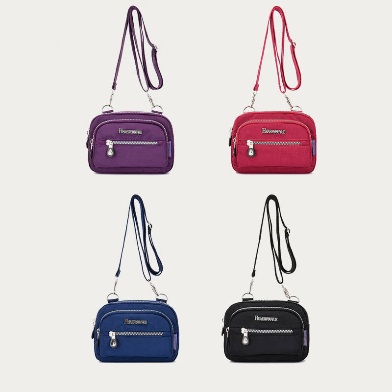 Umhängetasche für Damen, lässig, verstellbarer Riemen, Nylon-Gürteltasche
