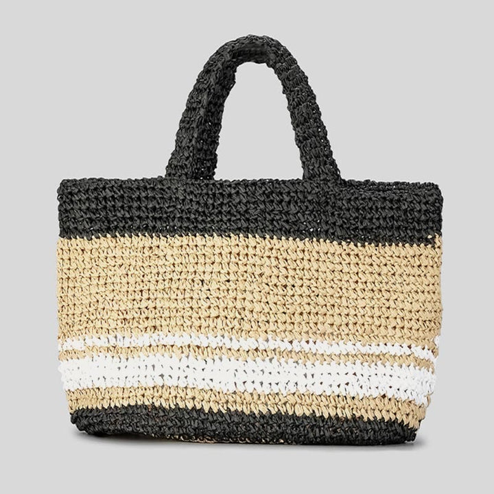 Strandtasche für Damen, Sommer, Strandparty, lässige Strohhandtasche