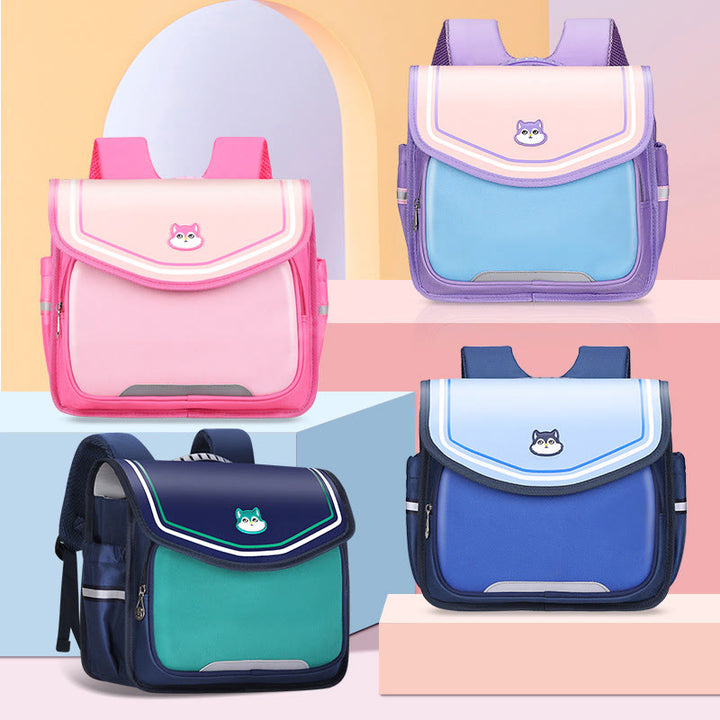 Rucksack für Kinder, leicht zu tragen, horizontale Clamshell-Kindergarten-Schultasche