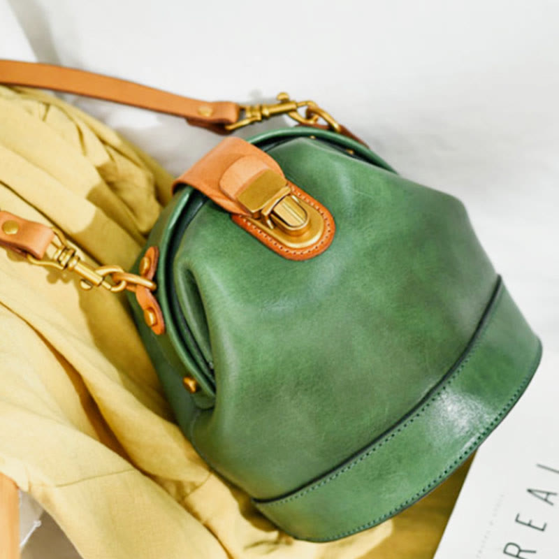 Handgemachte Umhängetasche für Damen im Vintage-Stil, für den täglichen Einkauf