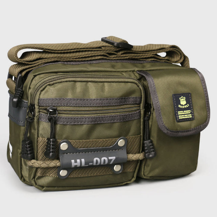 Umhängetasche für Herren, mehrere Taschen, leichte Oxford-Umhängetasche