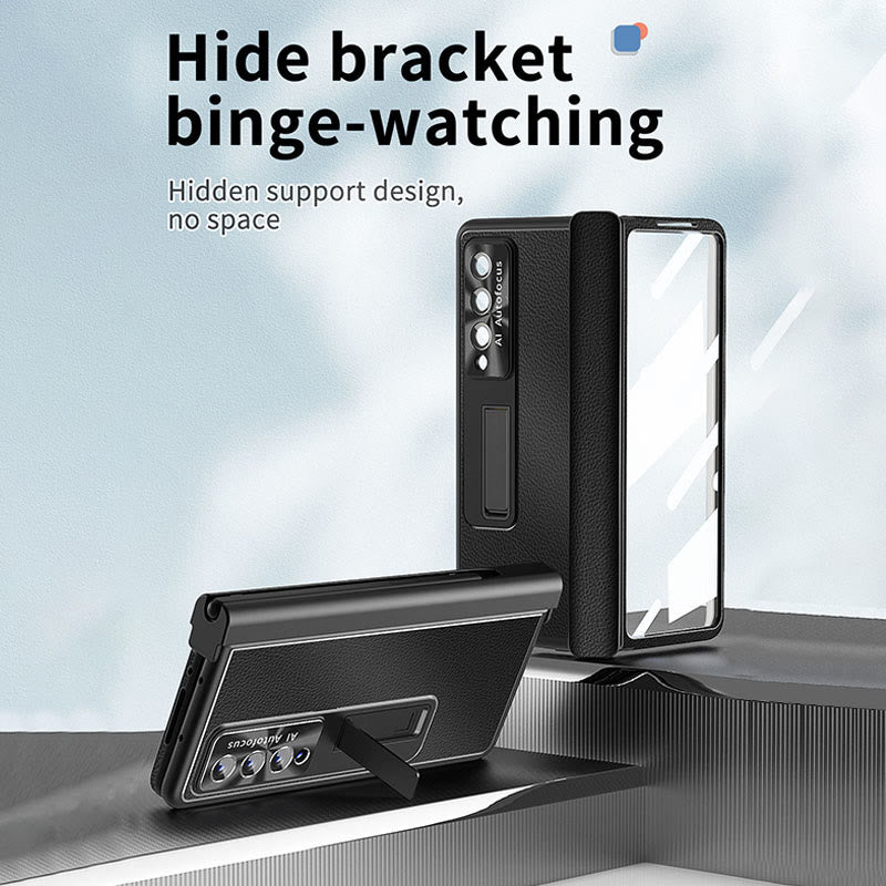 Telefonhülle für Z Fold 4 mit magnetischem Scharnier, klappbare Schutzhülle