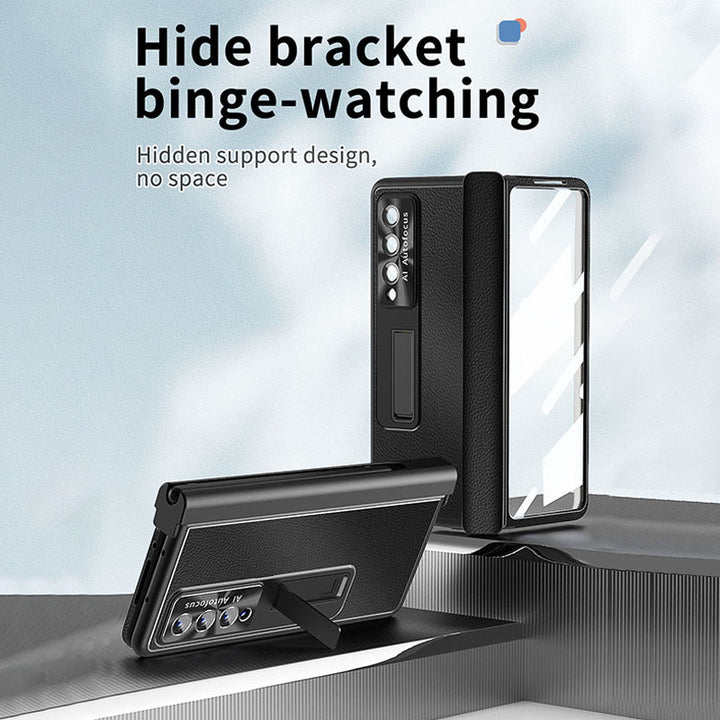 Telefonhülle für Z Fold 4 mit magnetischem Scharnier, klappbare Schutzhülle