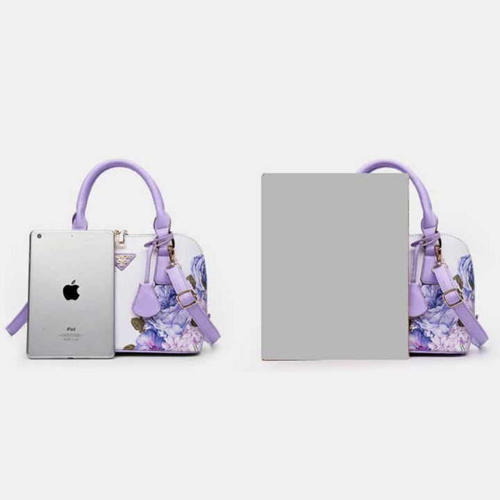 Damen Umhängetasche mit Blumenmuster, Umhängetasche, Schultertasche