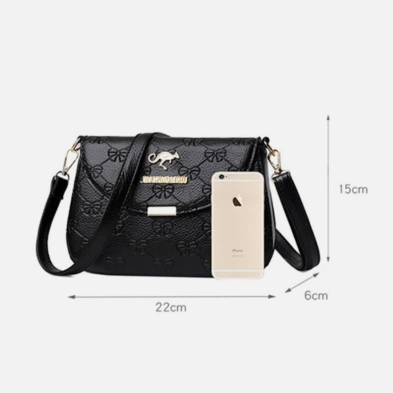 Kleine Umhängetaschen für Frauen Leder Schulter Geldbörsen PU Casual Handtasche