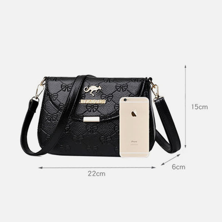 Kleine Umhängetaschen für Frauen Leder Schulter Geldbörsen PU Casual Handtasche