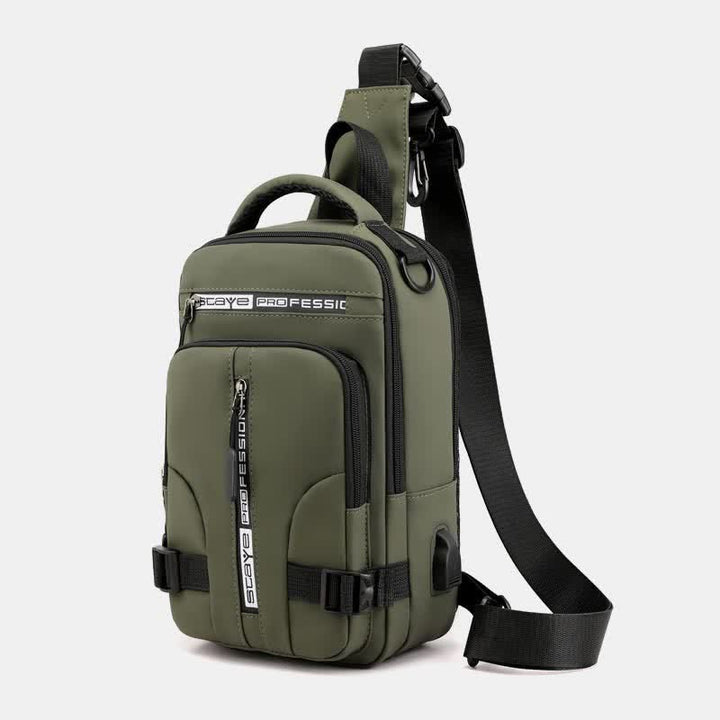 Sling-Brusttasche für Herren, lässiger Tagesrucksack mit Umhängegurt