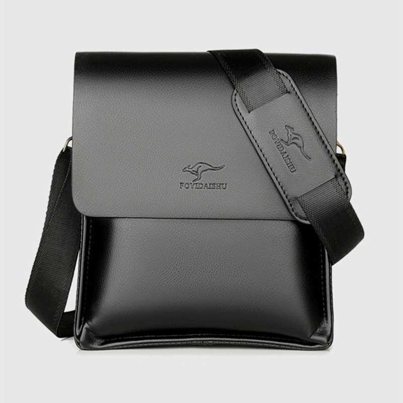 Herren Leder Umhängetasche Messenger Bag Reise Arbeit Business Satchel