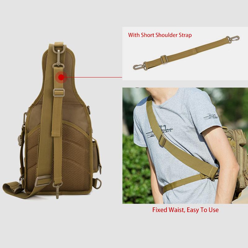 3-Wege-Verwendung Multifunktionale Camouflage Sling Bag