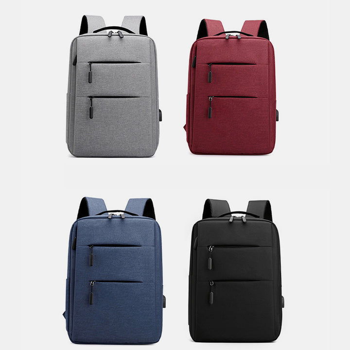 USB-Rucksack mit großer Kapazität und Verschleißfestigkeit für 15,6-Zoll-Computer