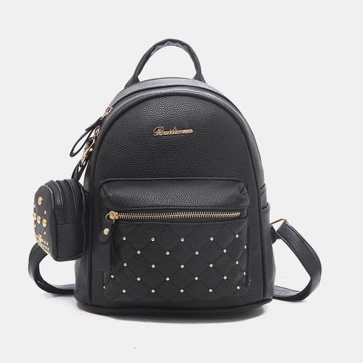 Mini-Rucksack für Damen, modischer Reiserucksack, Geldbörse mit kleiner Tasche