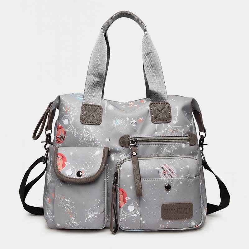 Leichte Tragetasche mit mehreren Taschen für Damen, Mehrzweck-Umhängetasche