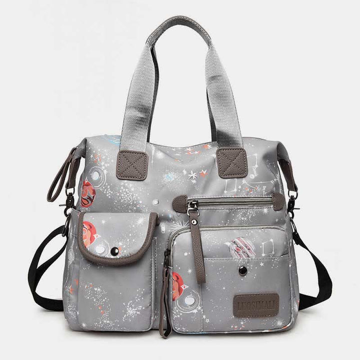 Leichte Tragetasche mit mehreren Taschen für Damen, Mehrzweck-Umhängetasche