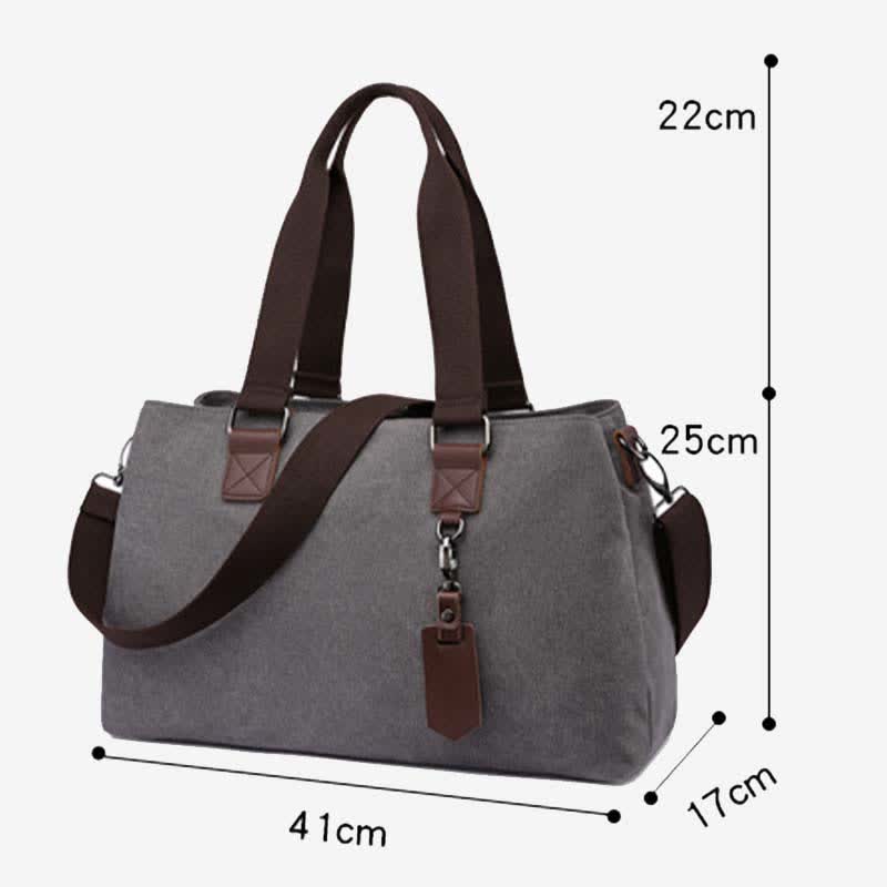Dreifach-Canvas-Totes-Handtasche, multifunktional, lässig, Umhängetasche, Schultertasche
